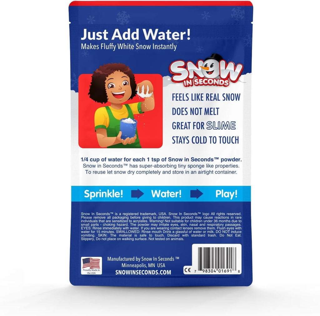 Small Instant Snow by As Seen on Shark Tank | Create Cloud Slime Effortlessly