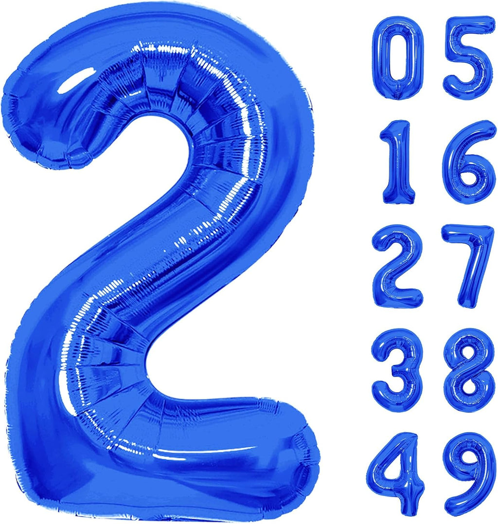 Number Balloons - Giant Navy Blue Number 10 Balloon | Perfect Birthday Decoration for Boys and Men