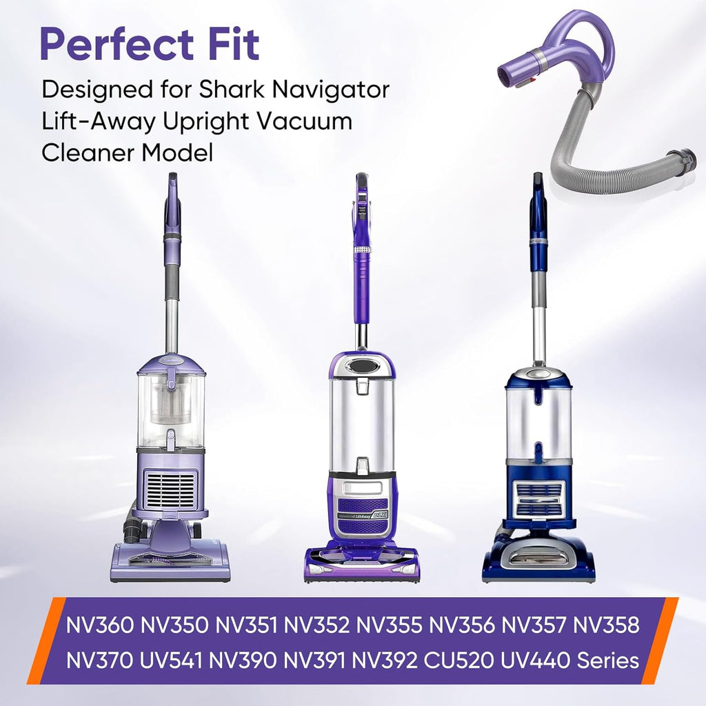 Shark Vacuum Hose Replacement - Upgraded Accessory for Navigator Lift-Away & Rotator Models NV350-NV360