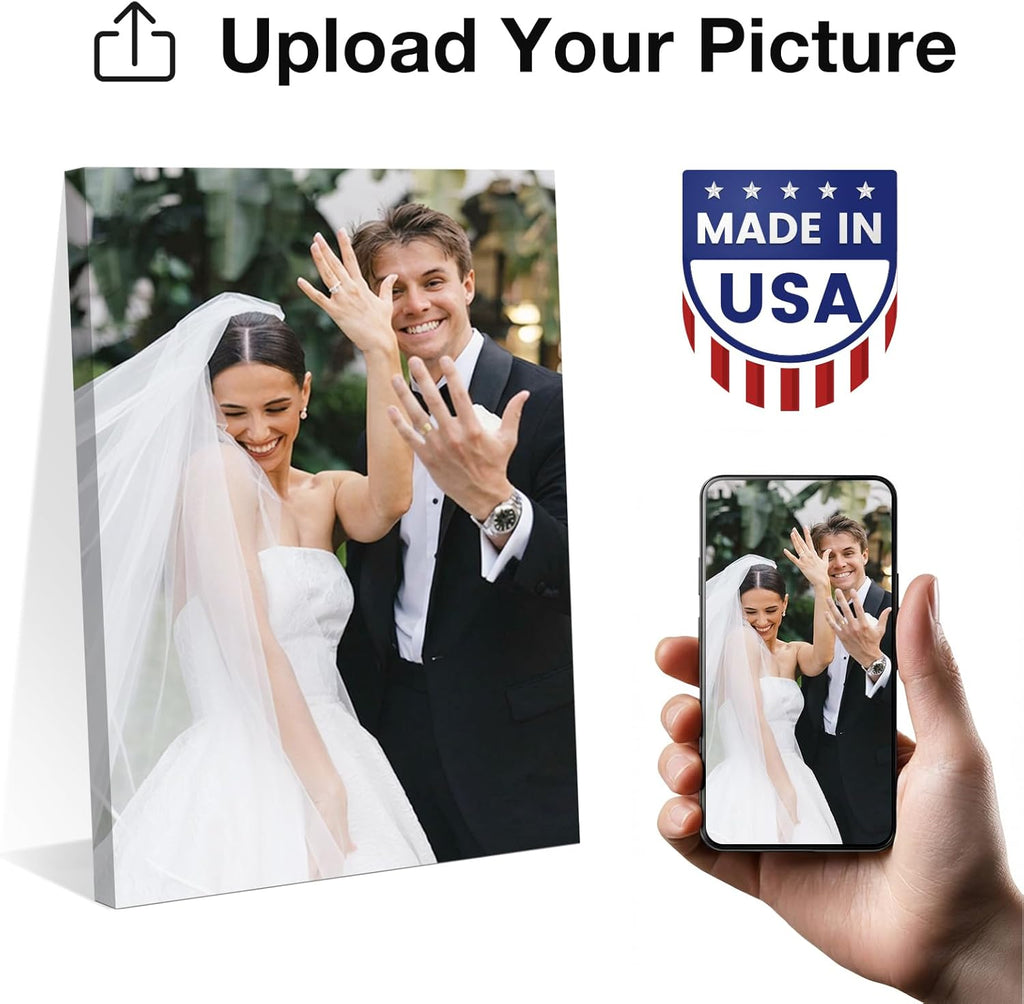 TWING Custom Canvas Prints - Personalized 8x10 Framed Wall Art for Home Decor & Gifts