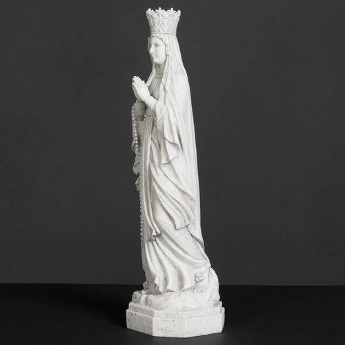DevotedWalls Our Lady of Lourdes Statue - 12" Blessed Virgin Mary Figurine | Perfect Catholic Gift