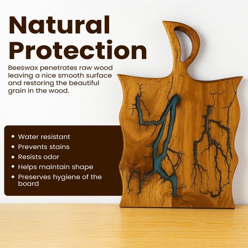 Cultured Creation - Charcuterie Board – Acacia Wood and Resin Cheese Board - Grazing Platter and Serving Tray for Entertaining - Wedding & Housewarming Gift