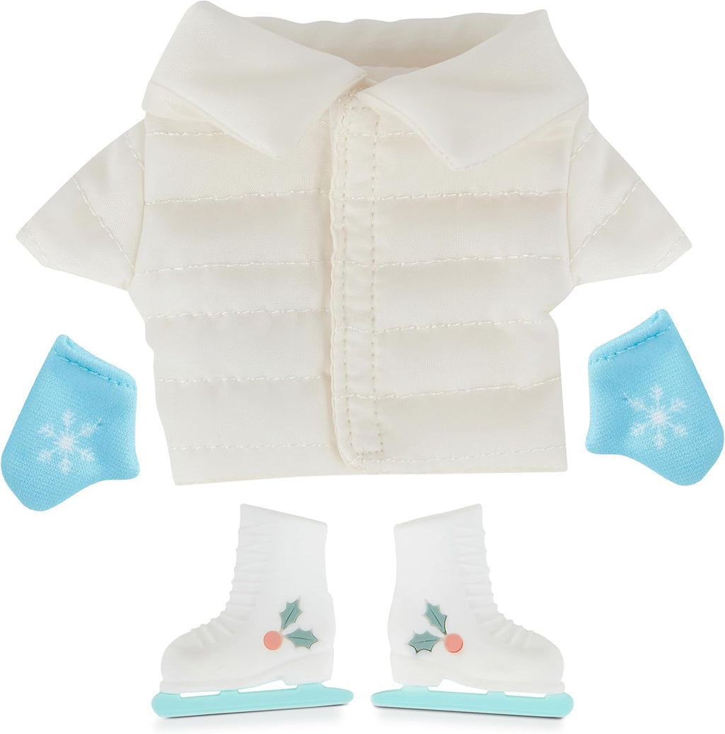 Martha Stewart Ski Jacket Expansion Pack - Ice Skates & Mittens for Elf Collectibles | Perfect Secret Santa Gift
