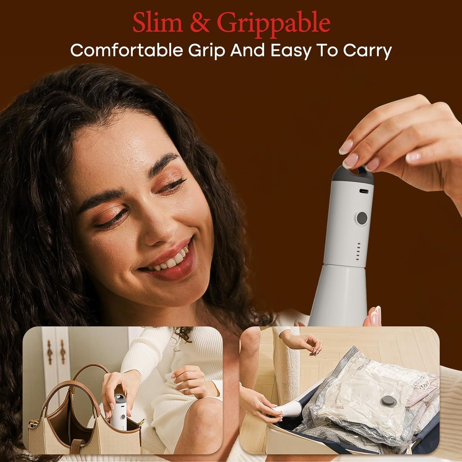 Vacbird Vacuum Bags - Travel Compression Packing Bags with Rechargeable Air Pump | Carry-On Size, 24 Combo
