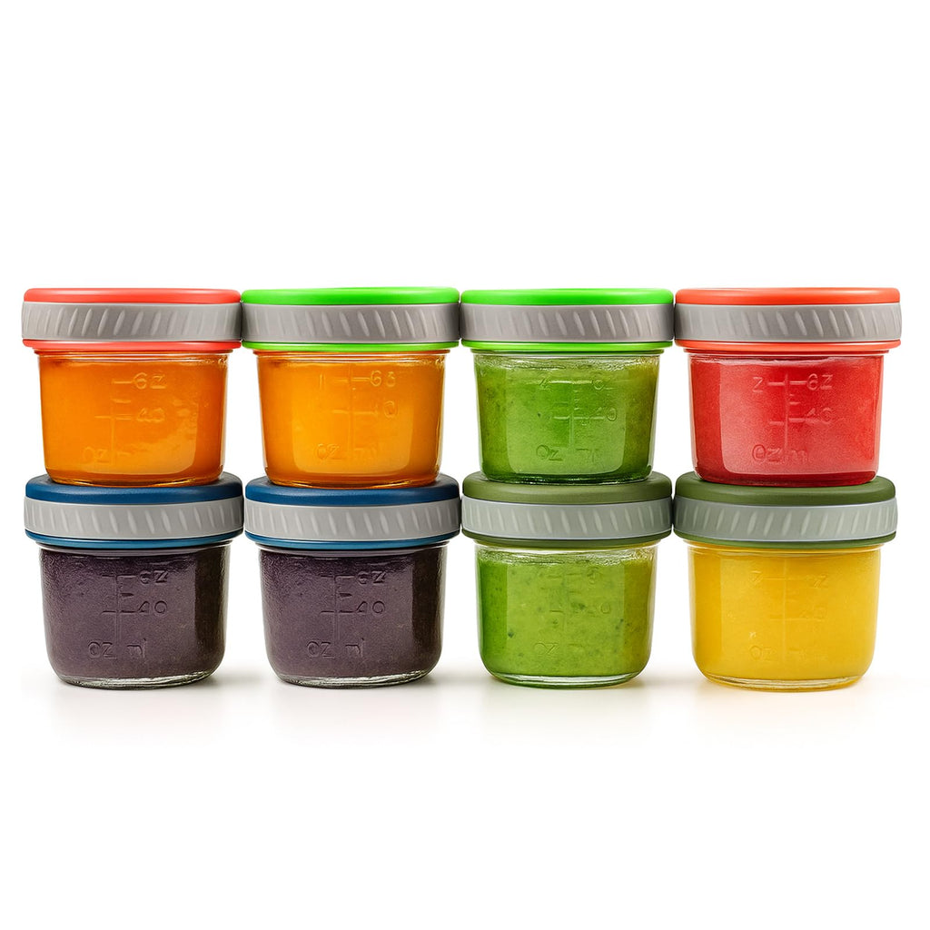 Tronco 12 oz Glass Sippy Cup for Kids & Toddlers | Mason Jar Smoothie Cups with Spill-Proof Silicone Straws, Non-Slip Silicone Sleeves & Lids, BPA-Free Snack Cups, Dishwasher Safe