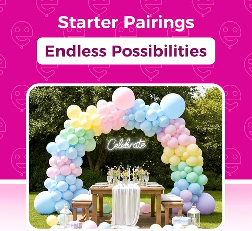 Bezente Pastel Balloons - 100 Pack 12-Inch Round Latex Balloons for Easter & Birthday Celebrations