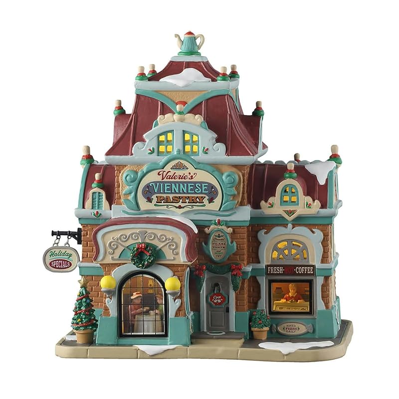 Lemax Valerie's Viennese Pastry Lighted Building #55345
