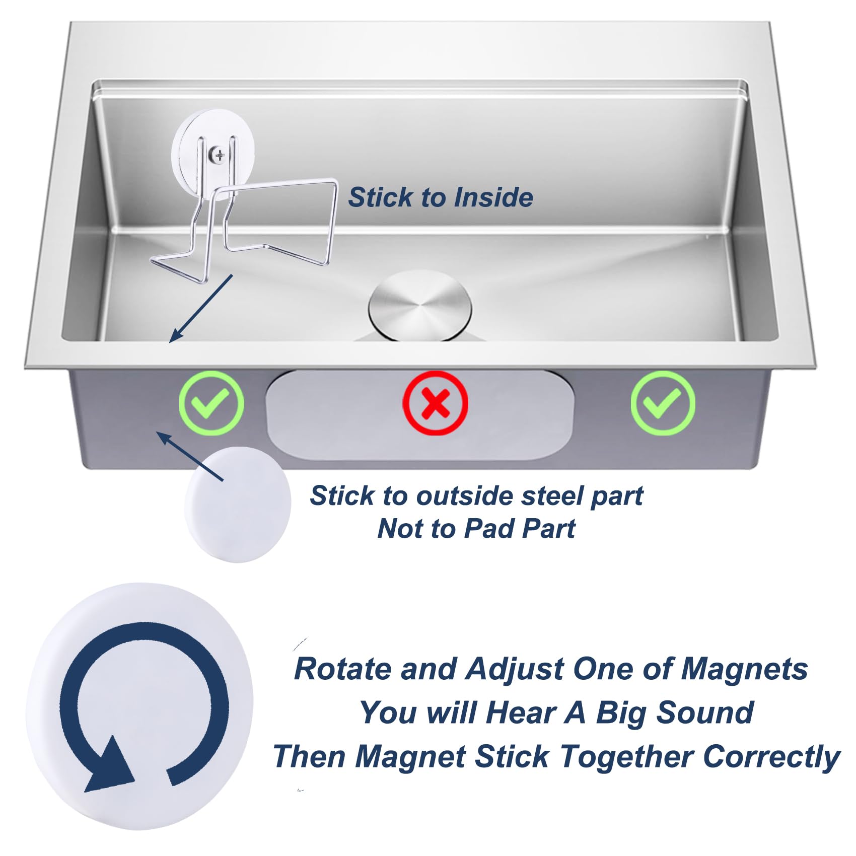LEVOSHUA Magnetic Hanger Organizer, Space Saving Clothes Hanger Storage Holder, Strong Magnet Hanger Stacker for Laundry Washing Machine or Dryer, Will Not Fall Off, White, Pack of 1