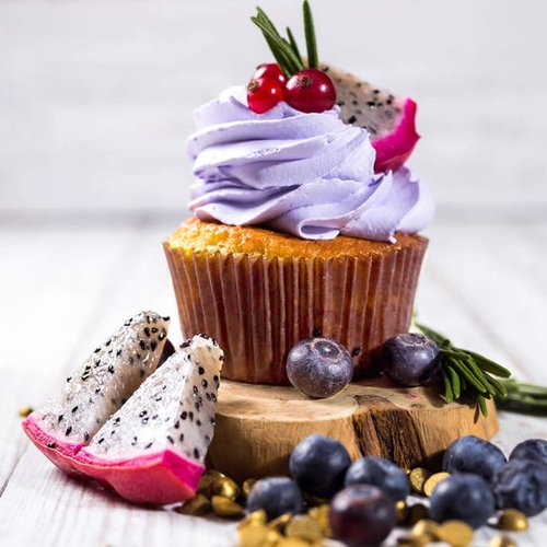 Caperci Natural Cupcake Liners - 500 Count Grease-Proof, No Smell Food-Grade Baking Cups