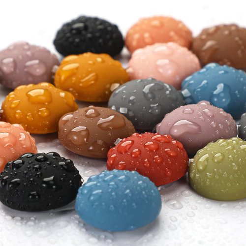 GOOZADA 20Pcs Round Fridge Magnets Strong,10 Colours Refrigerator Magnet, Classroom Magnets, Matte Fridge Accessories, Cute Decor Accessories, Strong Whiteboard Magnet for Locker, Office, School