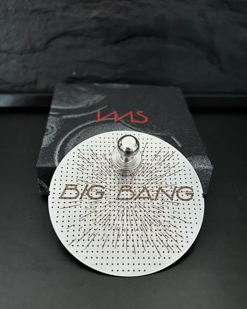IMS Big Bang Ultra Thin 0.5 mm Puck Screen with Magnet Pin, 53.3mm. Compatible with 54mm Breville Sage Solis Espresso Machines