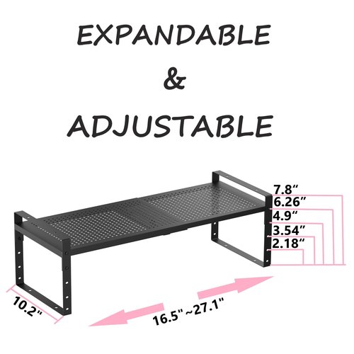 Asiingkel Multi-Functional Metal Shoe Rack, Space-Saving, Perfect for Entryway, Closet, Bathroom, etc. - Sturdy and Durable, High Weight Capacity（1PACK/Black/Large