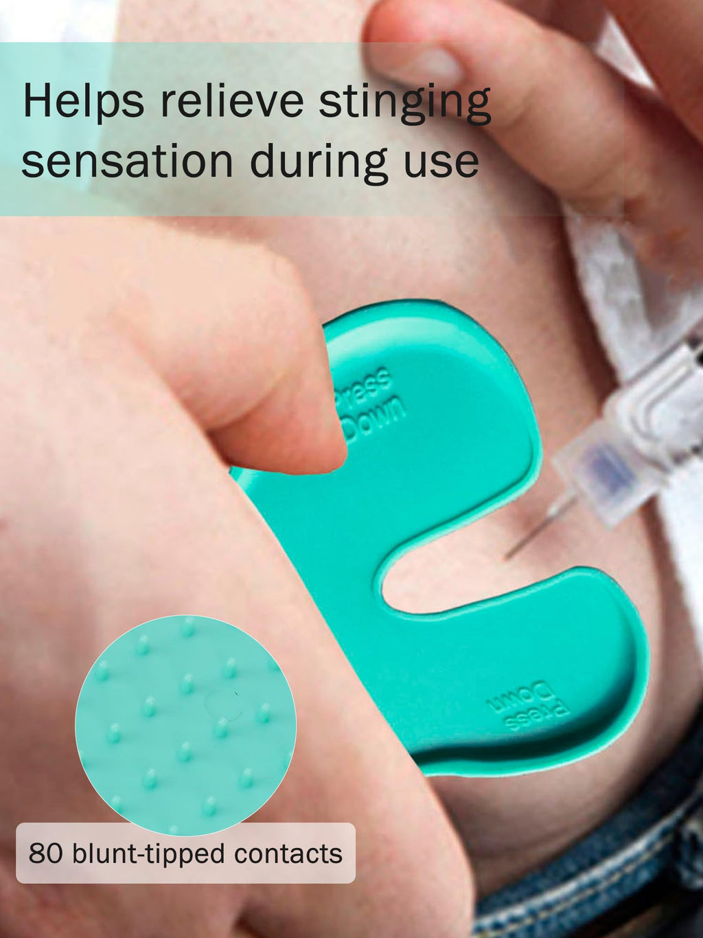 KooingTech 4PCS ABS Plastic Shot Pain Reducer Suitable for Daily Care Scenarios in Households or for Individuals