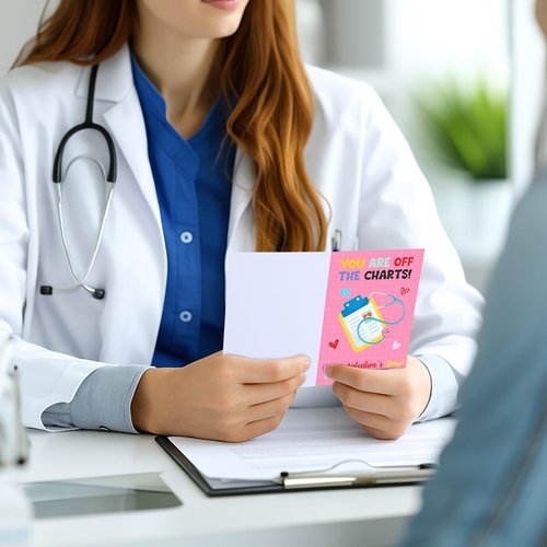 Eaasty 36 Set Funny Valentine's Day Medical Cards Valentine's Day Medical Pun Cards with Envelopes and Stickers Valentines Gifts Party Favors for Nurse Doctor Healthcare Workers