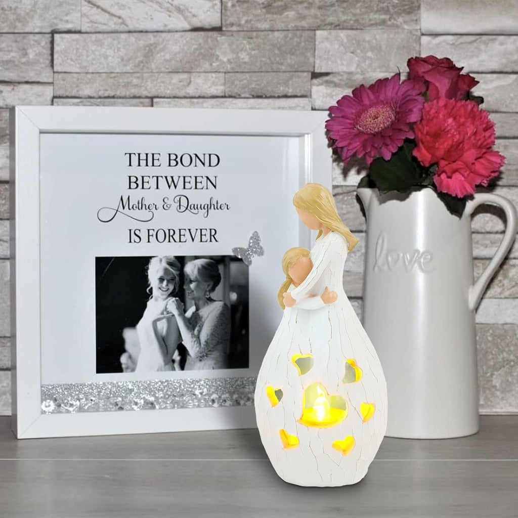 Skiennix Candle Holder Statue - Flickering LED Light for Mom | Perfect Birthday & Mother's Day Gift