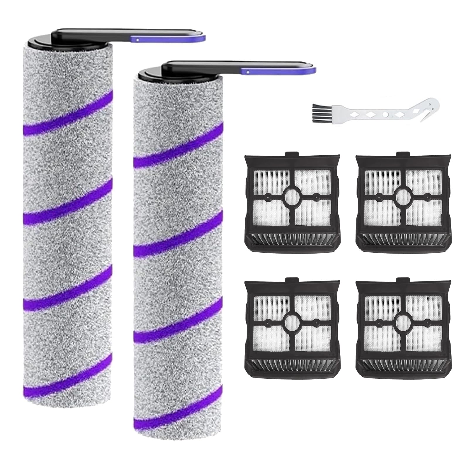 S20 Pro Accessories for NARWAL S20 Pro Wet Dry Vacuum Cleaner, NARWAL Replacement Parts inclue 4 HEPA Filters & 2 Brush Rollers
