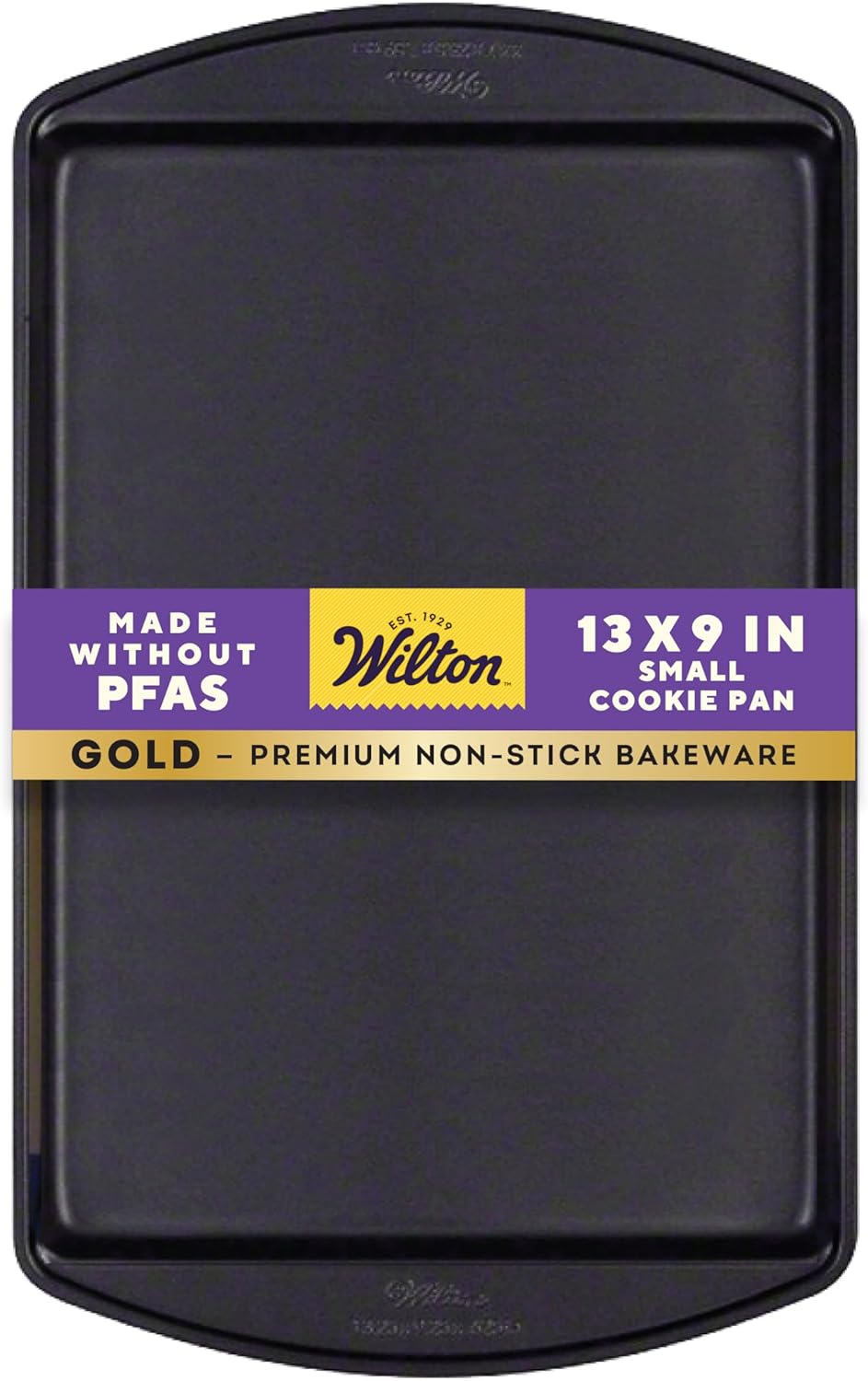 Wilton Gold Non-Stick Bakeware - Premium Warp-Resistant Small Baking Sheet, 13 x 9 x 0.6 in