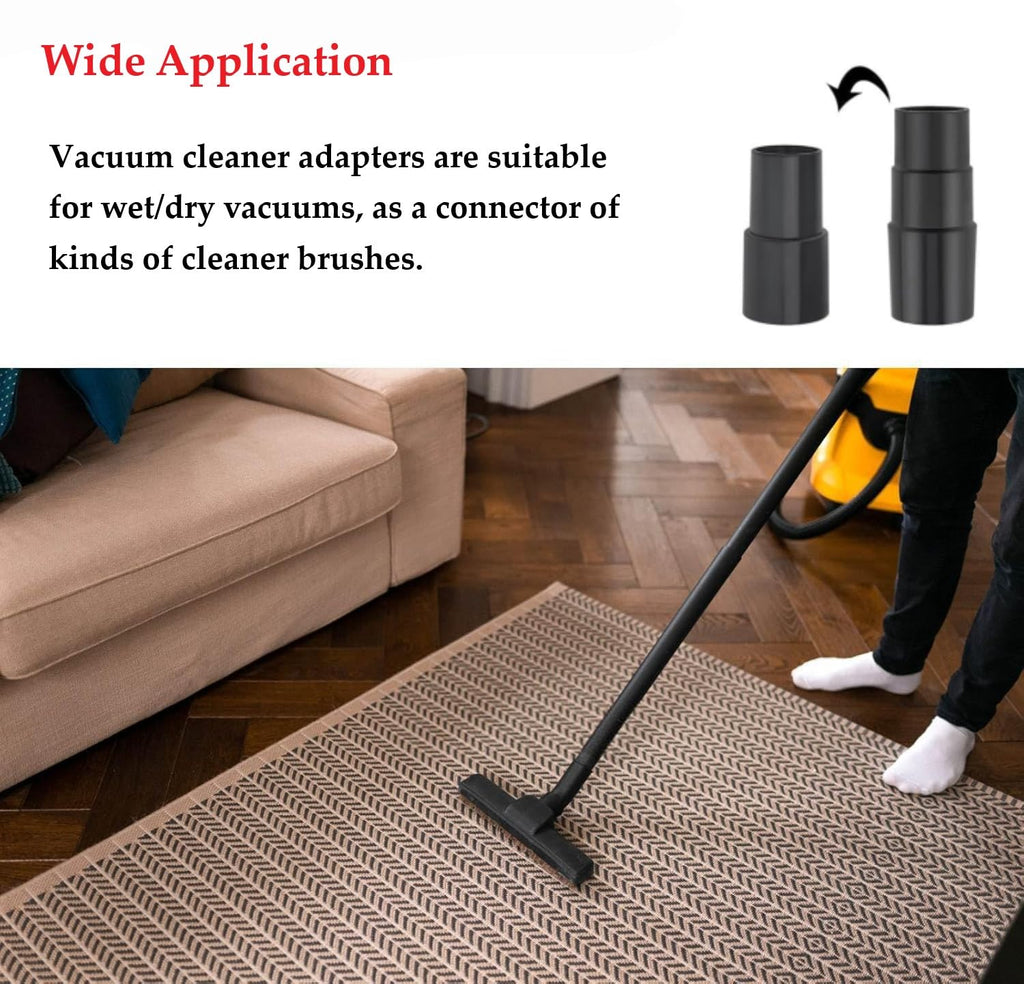 VIQAEKK Universal Vacuum Hose Adapter Wet Dry Plastic Converter