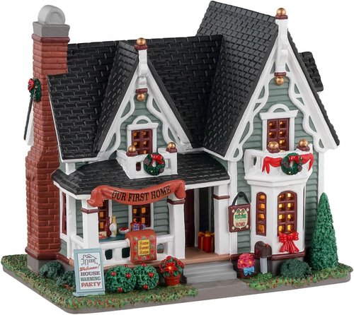 Lemax House Warming Figurine - Charming Collectible Decor for Home | Perfect Gift Idea