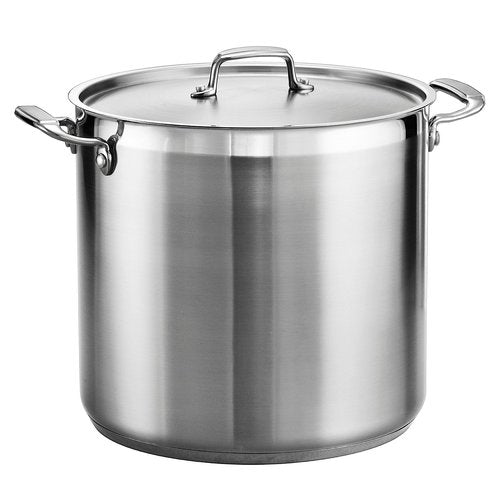 Tramontina Gourmet Stainless Steel 20-Quart Large Stock Pot with Lid