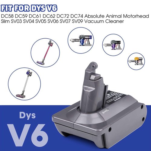 EID for Dyson V6 Battery Adapter for Dewalt 20V 60V Battery to for Dyson V6 SV04 SV03 DC59 DC58 DC62 SV09 SV05 Animal Absolute Motorhead Cordless Vacuum Converter