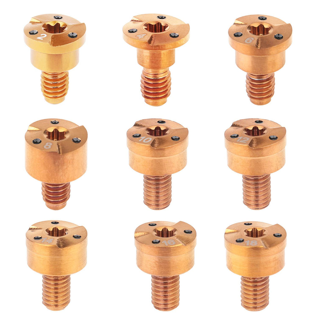 9pcs/set Golf Weights Wrench Tool Kit for Callaway Paradym X Driver, Paradym Triple Diamond Driver Fairway Wood 2g 4g 6g 8g 10g 12g 14g 16g 18g