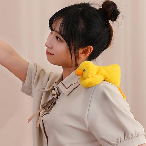 PEACH CAT Duck Plush Cute Duck Stuffed Animals Small Plushies Toy Pillow Gifts for Kids Yellow