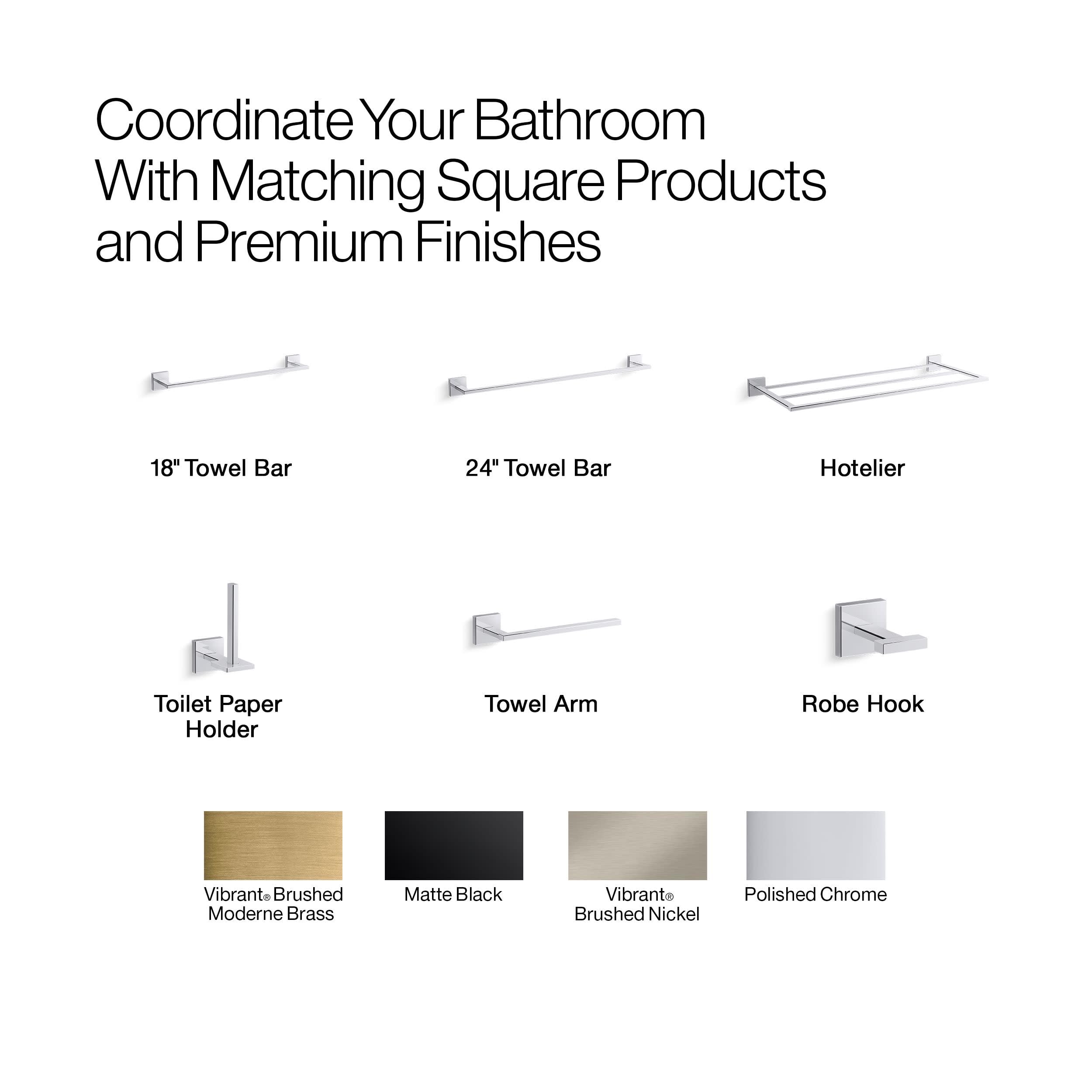 KOHLER SQUARE TOILET TISSUE HOLDER