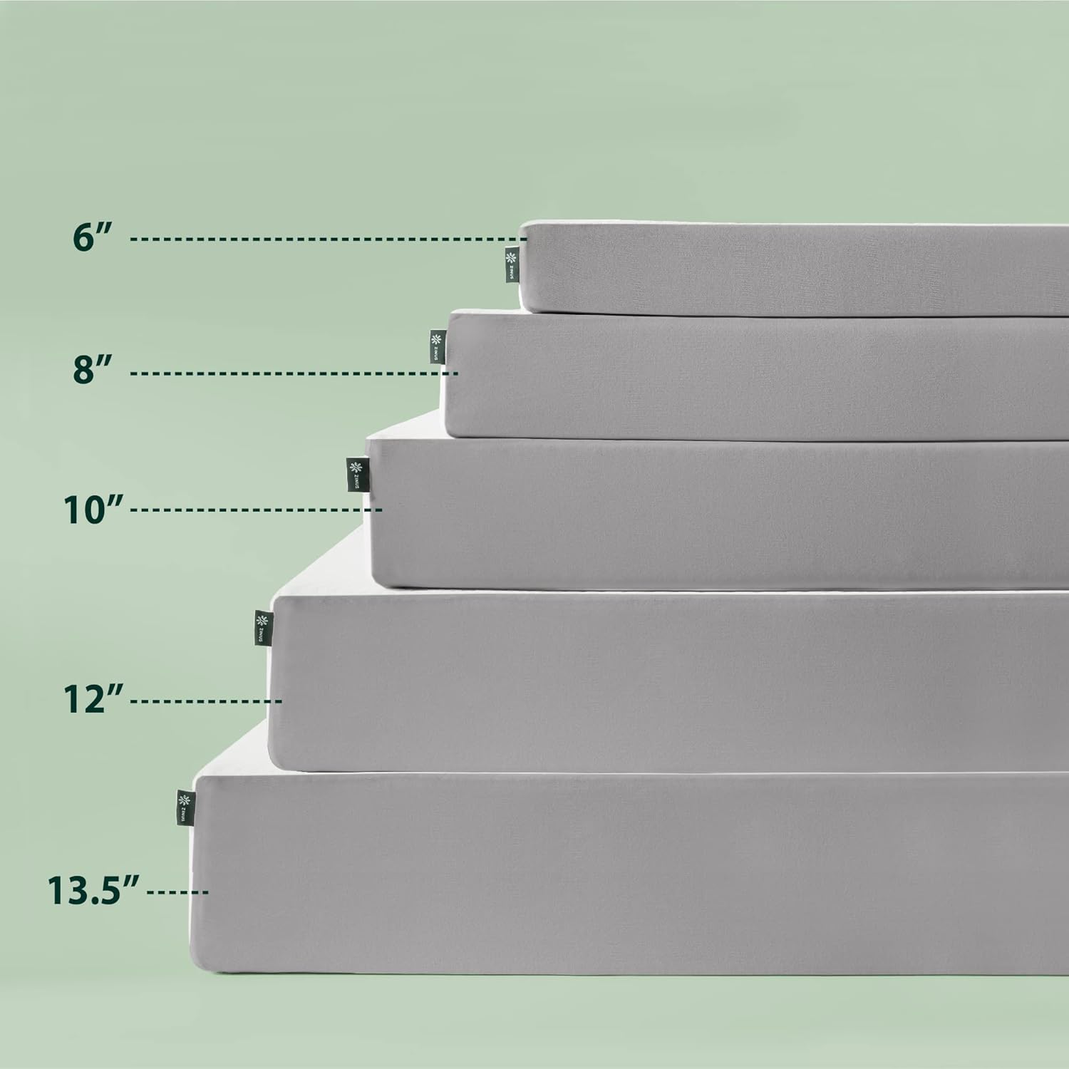 Zinus 10 Inch Twin Foam Mattress - Cooling Comfort with Certified Safe Materials