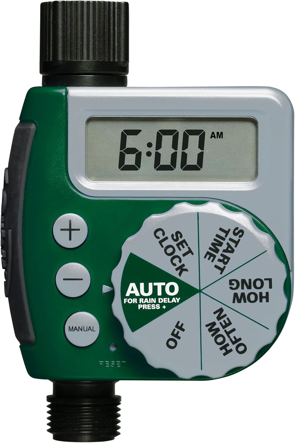Orbit Programmable Digital Hose Watering Timer - Battery Powered with LCD Screen & Rain Delay | 1 Outlet