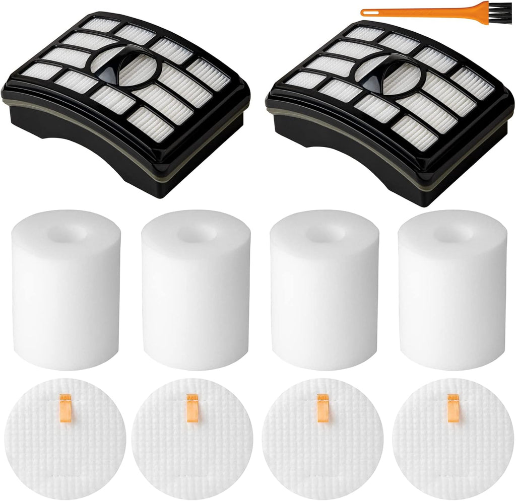 Shark NV500 Vacuum Filter Replacement - 2 HEPA & 4 Foam Filters for Rotator Pro Lift-Away Models