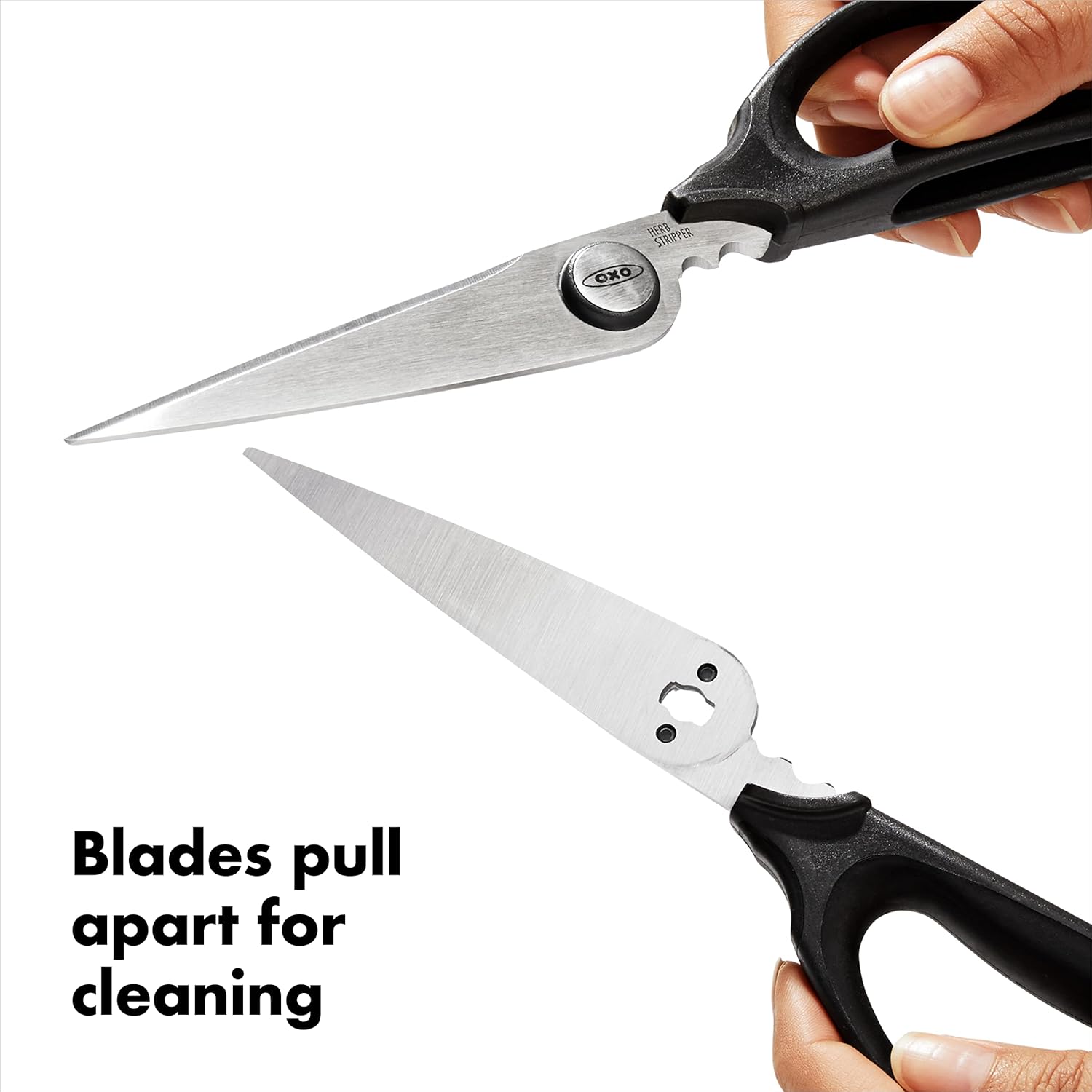 OXO Good Grips Kitchen Scissors - Multi-Purpose Herb Shears for Effortless Cutting