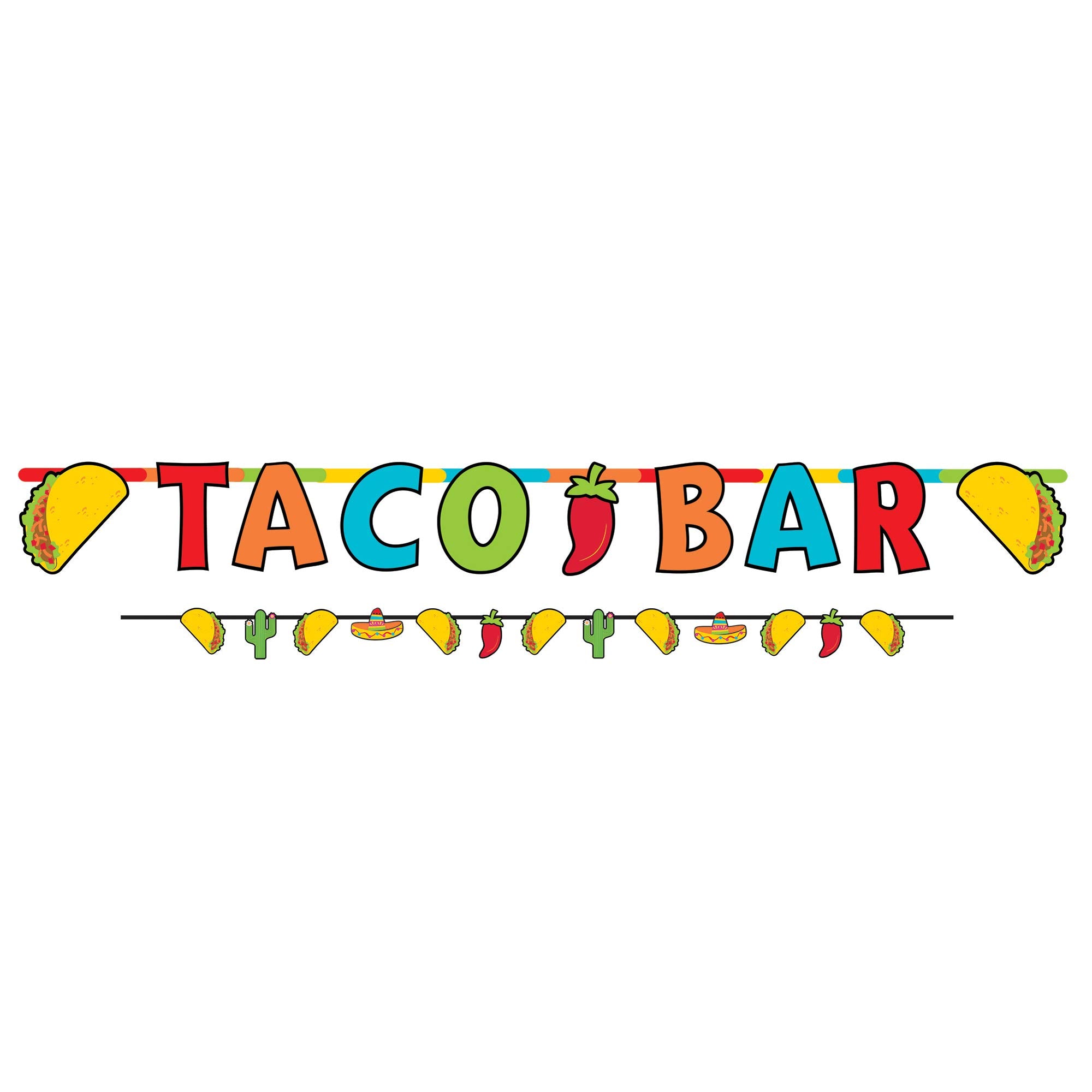 amscan party decoration, One Size, Multicolor