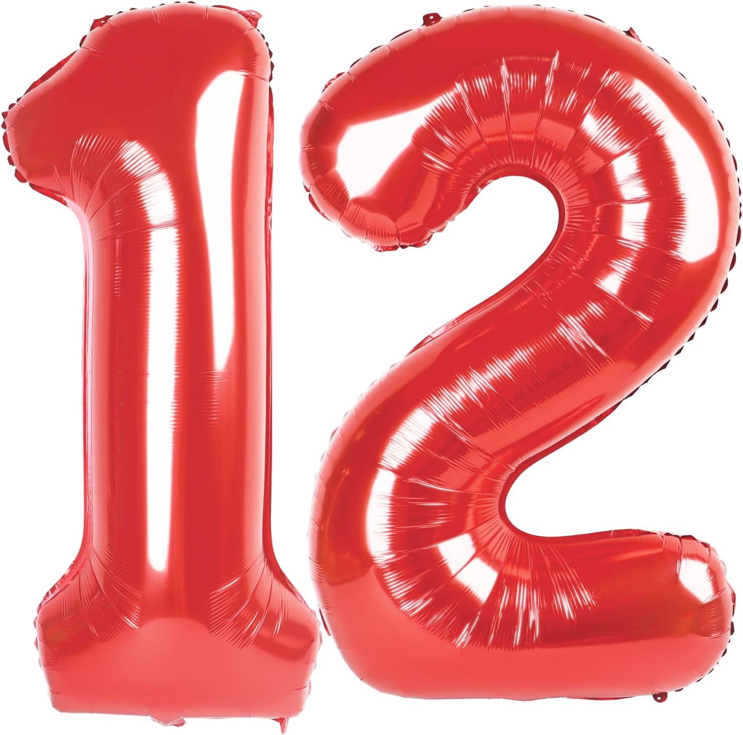 Red 40-Inch Number 12 Balloon by [Brand Name] - Perfect for Birthday Celebrations & Events