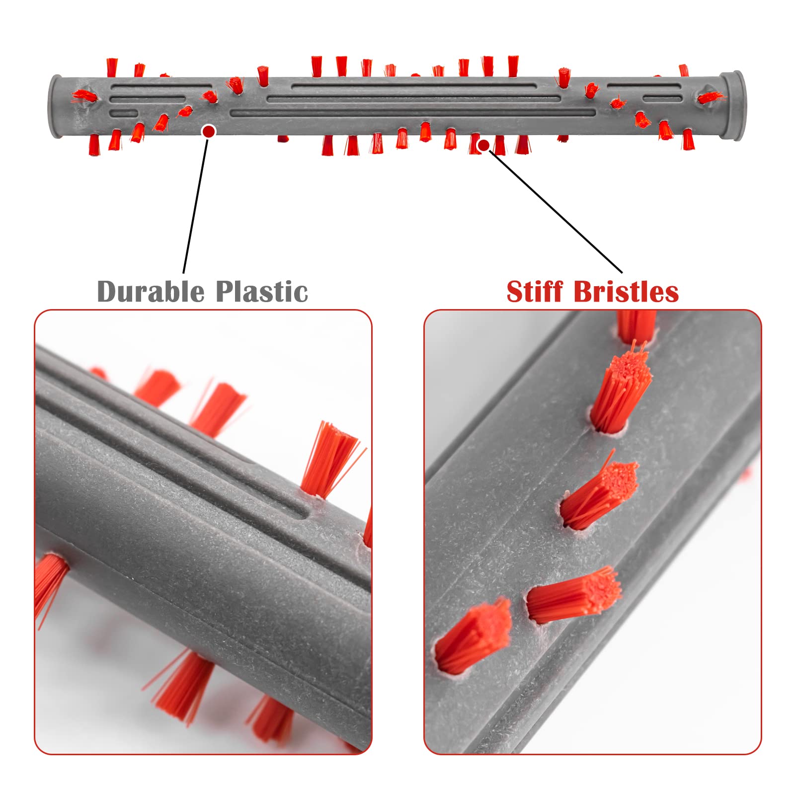 Replacement Vacuum Brush Roller for Dyson DC24, DC24 Animal, DC24 Blitz It, DC24 i, DC24 Multi Floor, DC24 Multi Floor Complete, Compatible With Part # 917390-02 & 917390-01