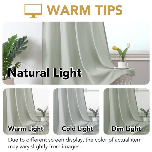 H.VERSAILTEX Sheer Curtains 84 inches Long No-See-Through Farmhouse Curtains for Living Room Light Filtering Semi Sheer Curtain for Bedroom Privacy Window Curtain Drapes 2 Panels Rod Pocket, Sage