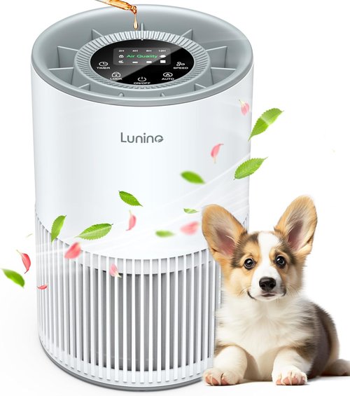 LUNINO H13 True HEPA Air Purifier - Large Room Coverage Up to 1200ft² | Fragrance Function & Air Quality Sensor