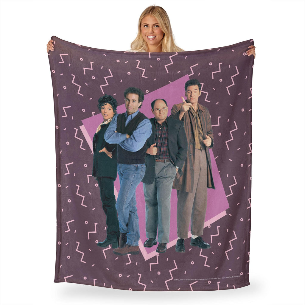 Northwest Seinfeld Silk Touch Throw Blanket, 50" x 60", The Gang