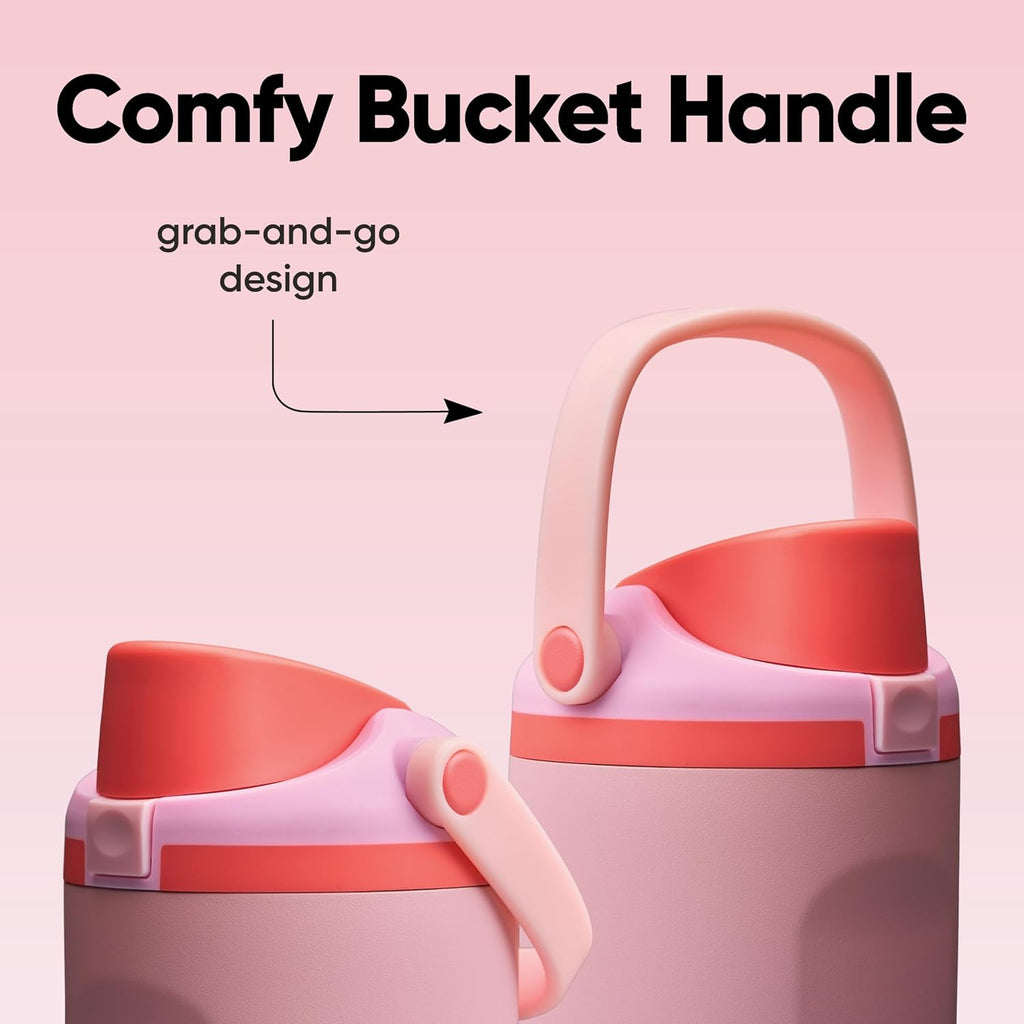 Owala FreeSip Sway Insulated Stainless Steel Water Bottle - 30oz, BPA-Free, Leak Proof, Pink