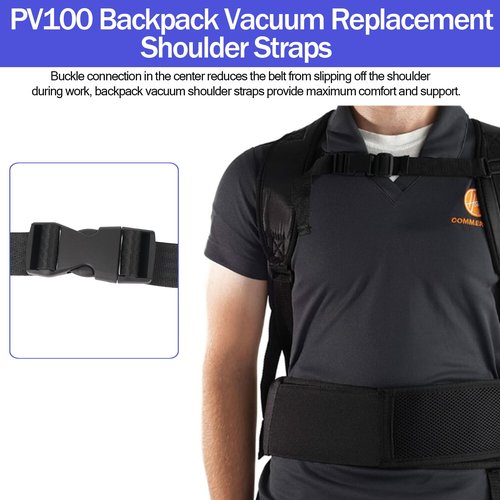 BZTT Backpack Vacuum Cleaner Straps Replacement Proteam Vacuum Cleaner Straps, Also Apply To Most Vacuum Cleaner Shoulder Straps