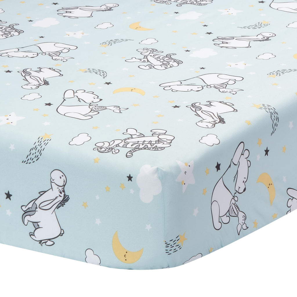 Bedtime Originals Starlight Pooh 3-Piece Crib Bedding Set - Blue, Animals