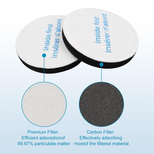 Kaulolado E0202 Power Speed Vacuum Filters for eureka NEU182B, NEU181, NEU182A, NEU188A, NEU192A, NEU180, NEU182, NEU180C,NEU186, NEU188, NEU190, NEU1982, NEU180B, NEU202 Bagless Vacuum Cleaner