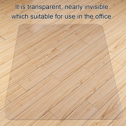 Kuyal Clear Chair Mat - Transparent Floor Protection for Hard Floors | 36" x 48" for Office & Home