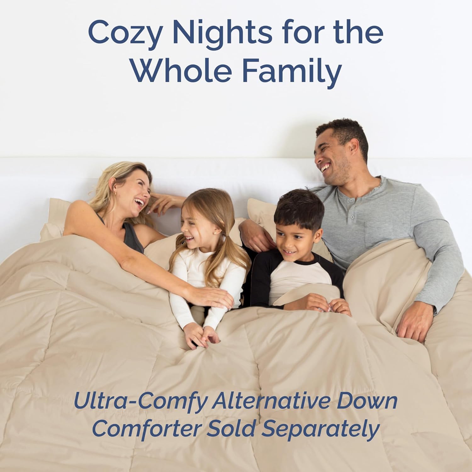 Queen Size Sheet Set by [Brand Name] - Comfy, Breathable & Cooling Luxury Bedding - Deep Pockets, Ultra-Soft, Wrinkle-Free - Oeko-Tex Certified - Cream