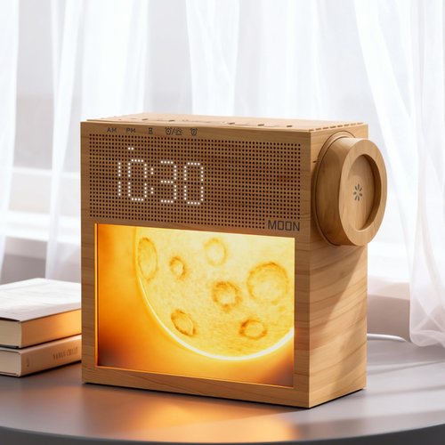 Sound Machine Alarm Clock with Sunrise Gentle Wake-Up Light, White Noise Machine with 20 Soothing Sounds for Sleeping, Dual Alarms, Snooze, Timer, Dimm Night Light for Bedroom, Valentine's Day Gifts
