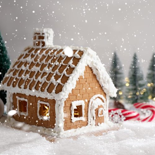 Kasyat Snow Fake Craft Decoration - Artificial Flake Snow Powder Filler for Christmas Parties | 600g White