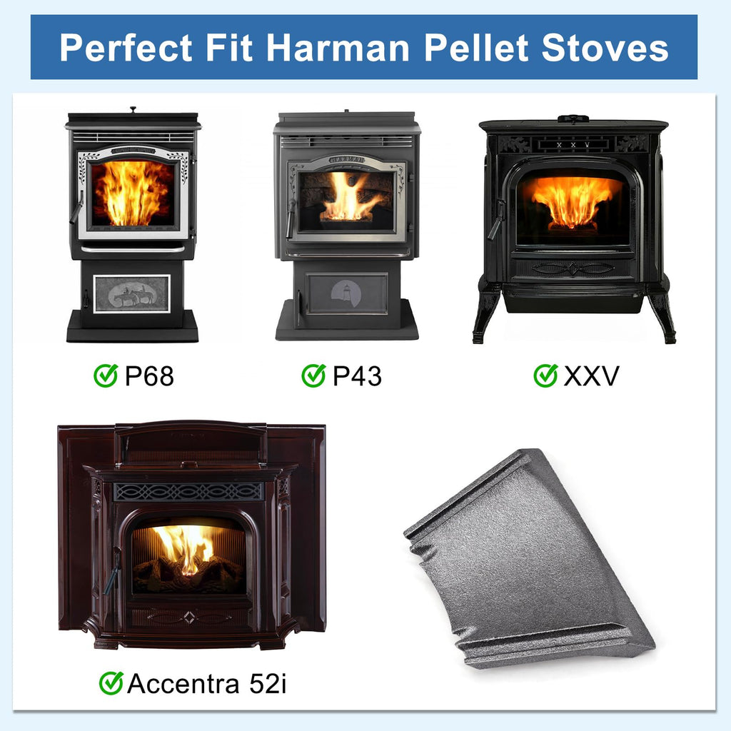Criditpid Replacement 3-00-03000 Flame Guide for Harman P68, P43, XXV, P35i, Accentra 52i Pellet Stove, 3-00-674069 for Harman Pellet Stoves.