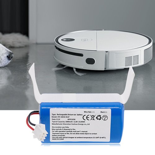 Fanhua Replacement Battery for Lefant M210 M210B M210P M213 M213S Robot Vacuum Cleaner 1800mAh 12.8V