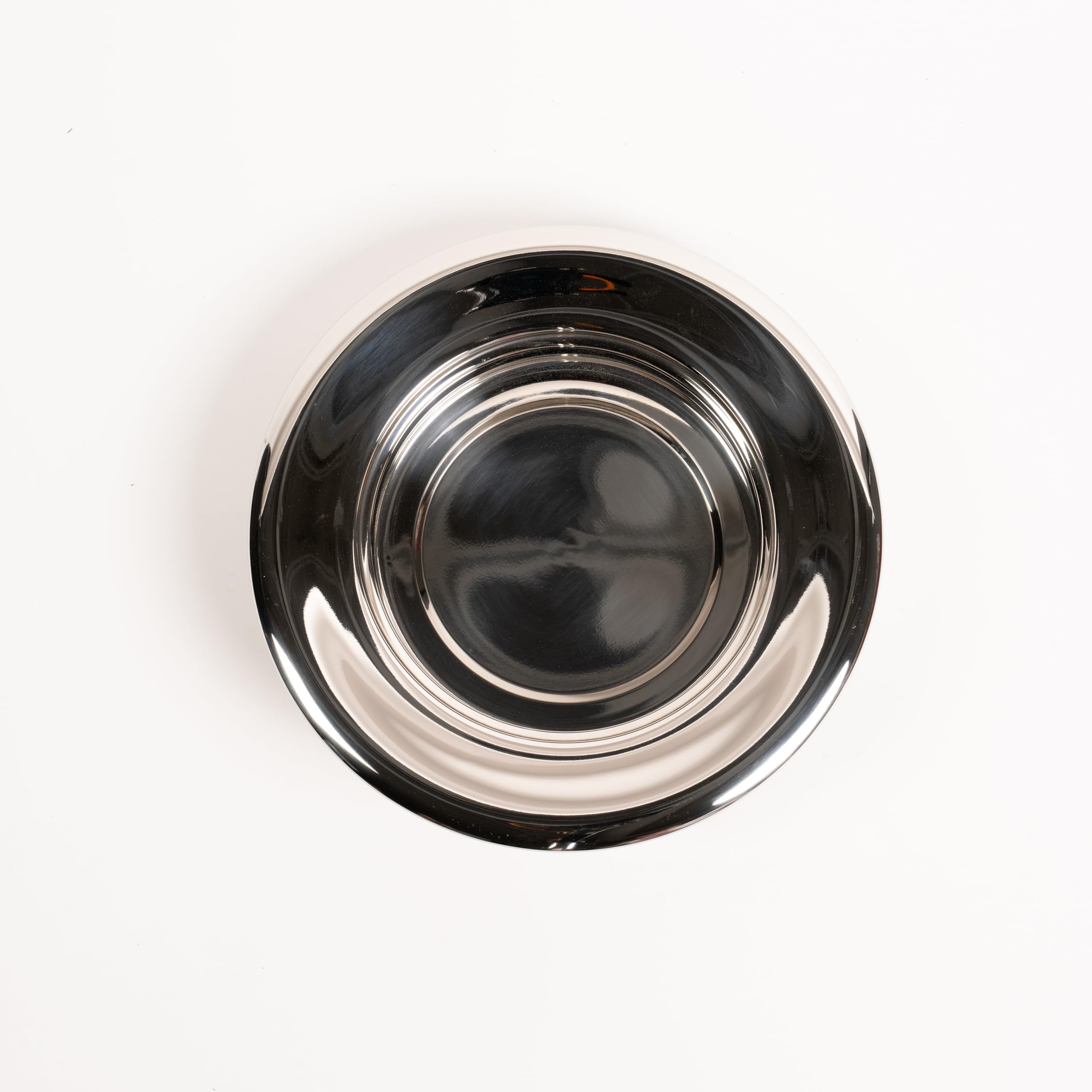 RemembranceWare: Communion Stacking Bread Plate - Silver Finish: Stainless Steel / Holds Up to 750 Pieces of Communion Bread / Works with Bread Plate Insert / Stackable