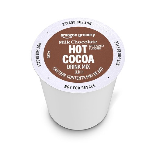 Happy Belly Hot Cocoa Pods - Rich Milk Chocolate Flavor | 24 Count for Delicious Treats